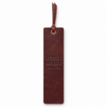 Be Still and Know Leather Bible Bookmark - Burgundy