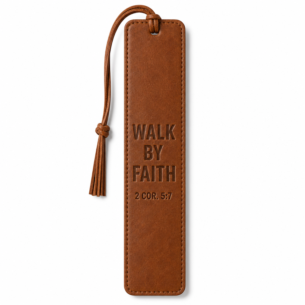 Christian gifts guide leather Bible bookmark