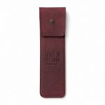 Trust in the Lord Leather Pen Sleeve - Burgundy