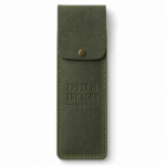 Trust in the Lord Leather Pen Sleeve - Olive Green