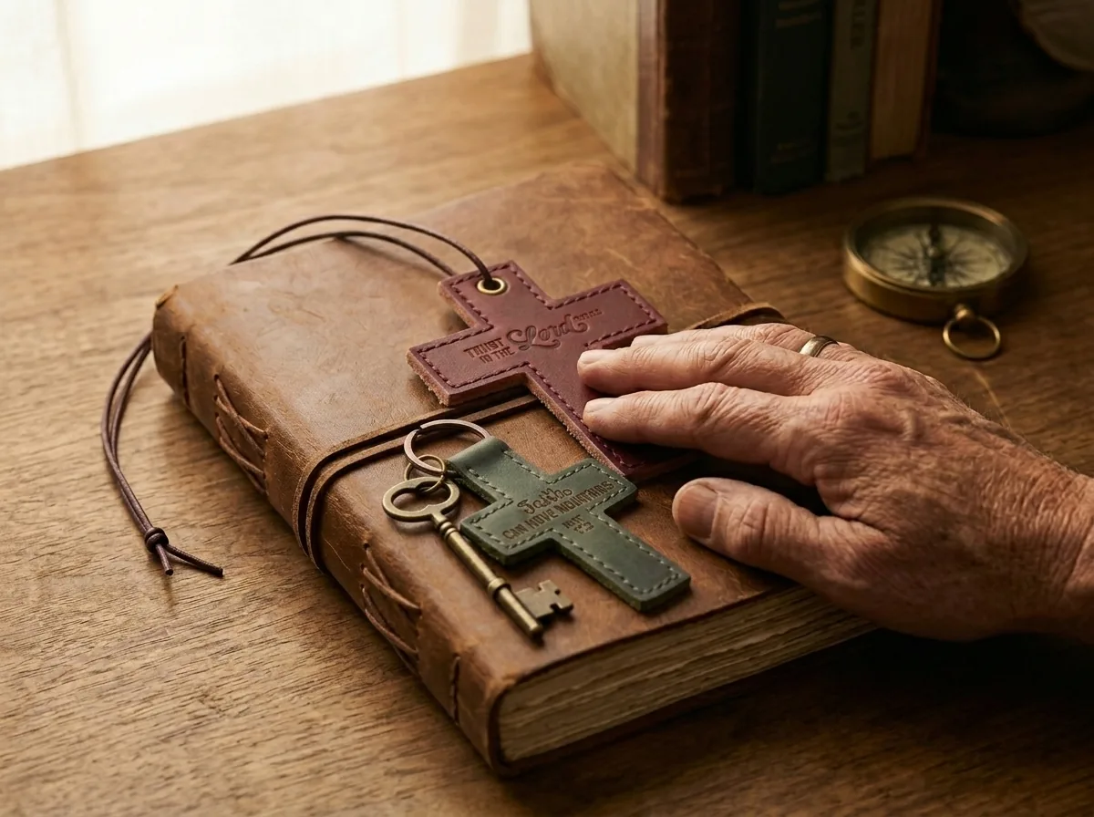 Christian Gifts Made to Be Carried, Not Stored Away 4 leather cross gifts category