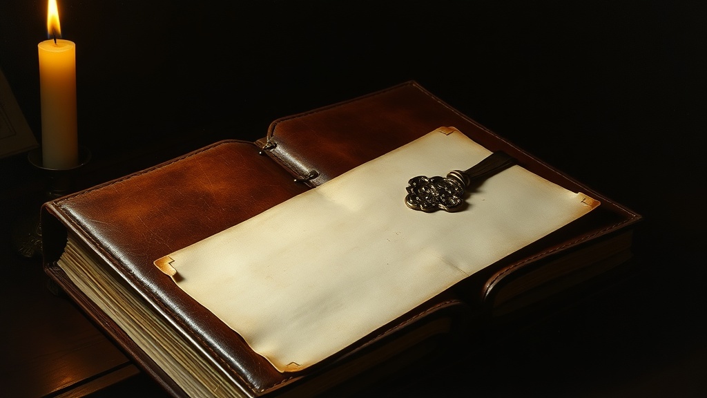 Privacy — a closed leather book kept private