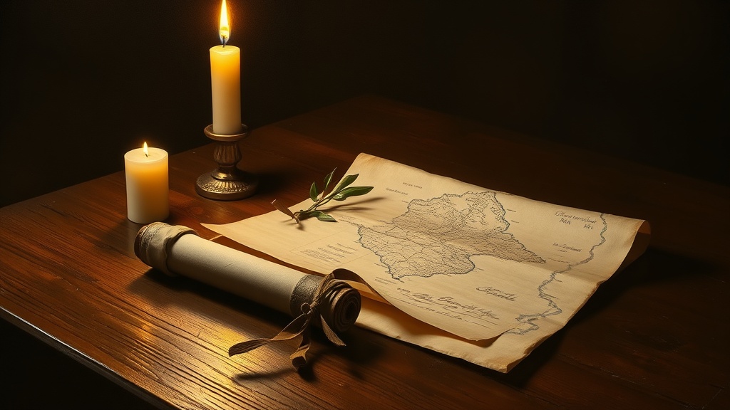 Shipping and delivery — a wax-sealed letter ready to send