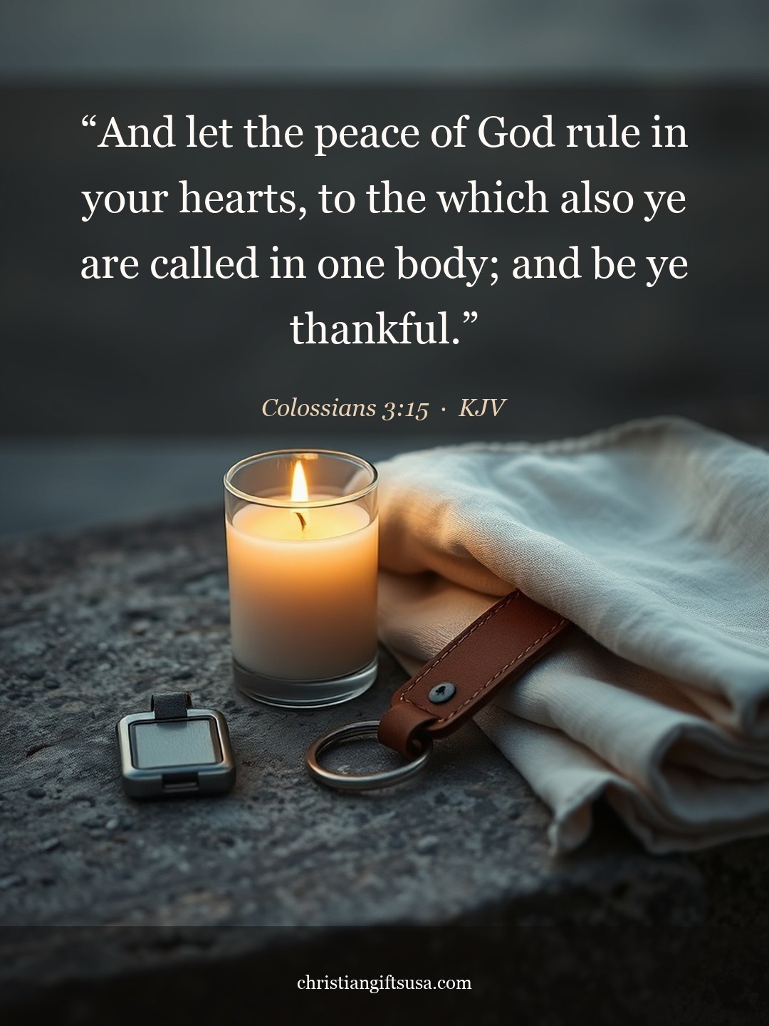 Colossians 3:15 illustrated Bible verse