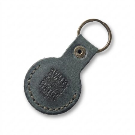 Walk by Faith Leather AirTag Holder Keychain – Eden Green