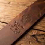 The Lord is my Shepherd Leather Bible Bookmark – Jordan Brown — detail 1
