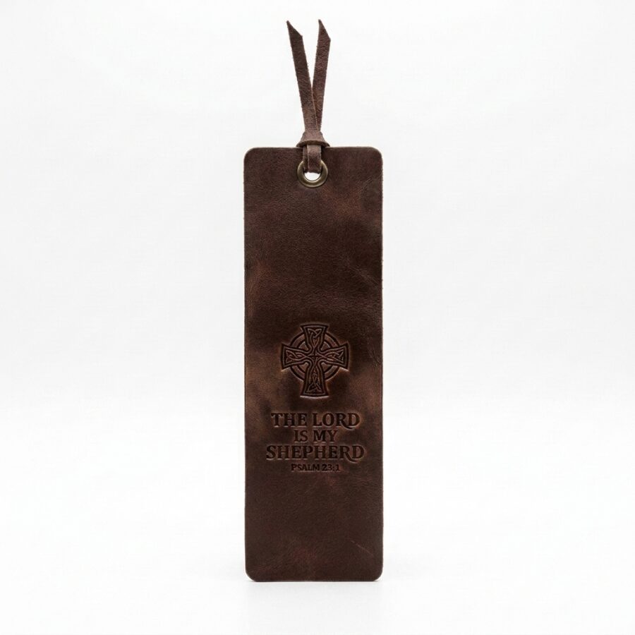 The Lord is my Shepherd Leather Bible Bookmark – Jordan Brown