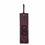 Full Grain Leather Bible Bookmark – Pentecost Red