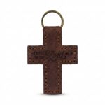 Trust in the Lord Leather Cross Keychain – Jordan Brown