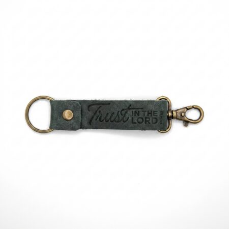 Trust in the Lord Leather Hook Keychain – Eden Green