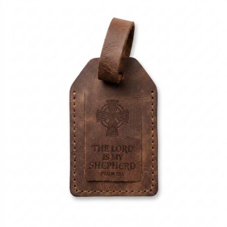 The Lord is My Shepherd Leather Luggage Tag – Jordan Brown