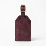 Be Still And Know Leather Luggage Tag – Pentecost Red — detail 1
