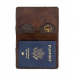 Full Grain Leather Passport Cover – Jordan Brown — detail 1