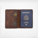 Full Grain Leather Passport Cover – Jordan Brown — detail 2