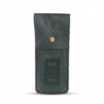 Full Grain Leather Pen Sleeve – Eden Green