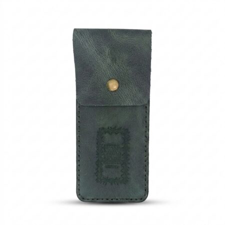 Full Grain Leather Pen Sleeve – Eden Green