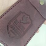 Full Grain Leather Pen Sleeve – Pentecost Red — detail 2