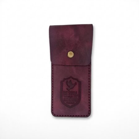 Full Grain Leather Pen Sleeve – Pentecost Red