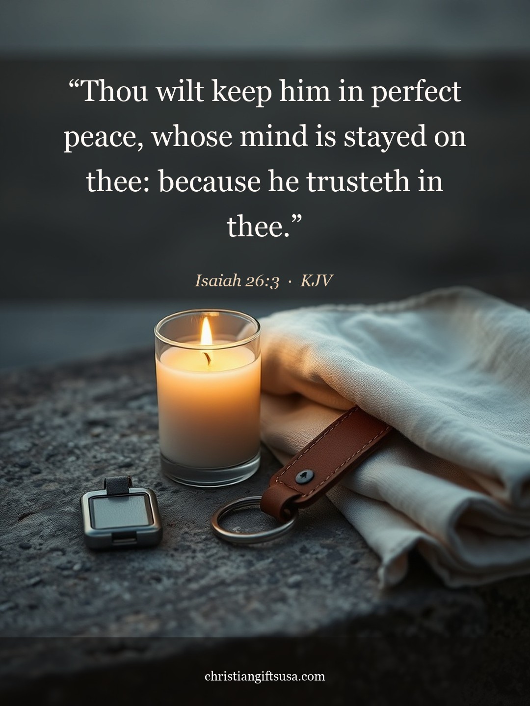 Isaiah 26:3 illustrated Bible verse