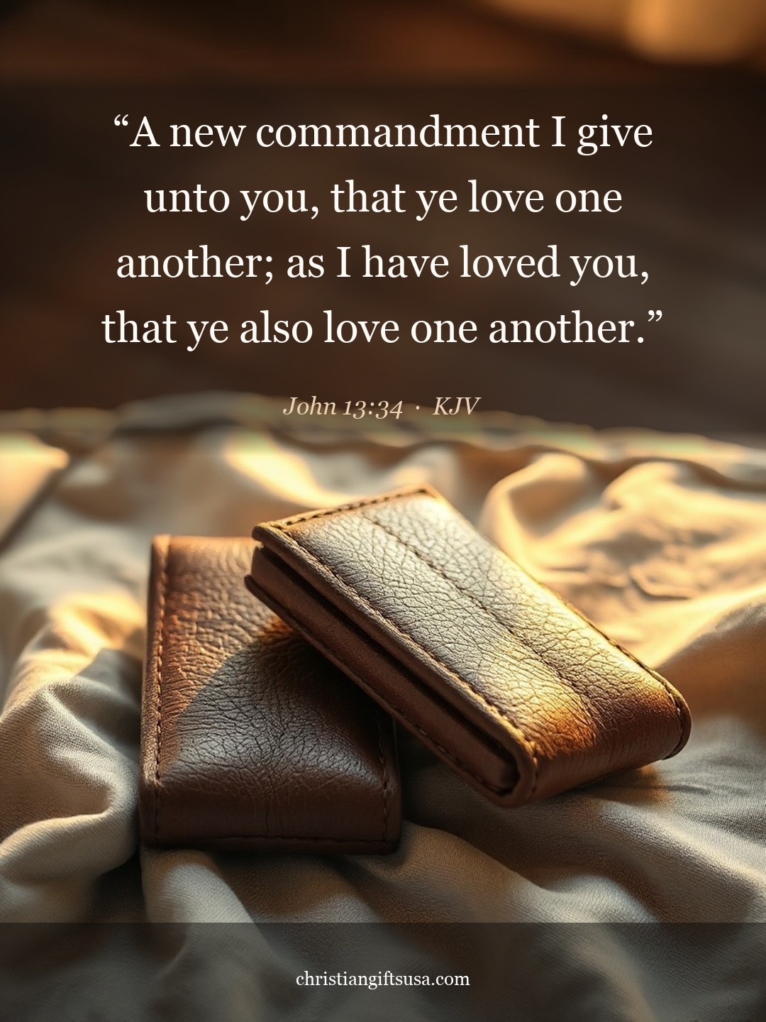 John 13:34 illustrated Bible verse