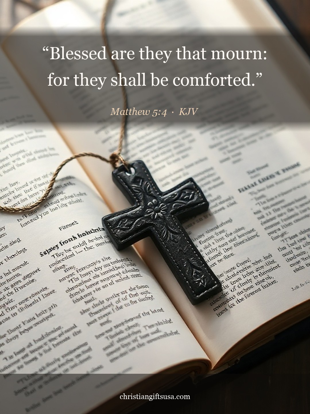 Matthew 5:4 illustrated Bible verse