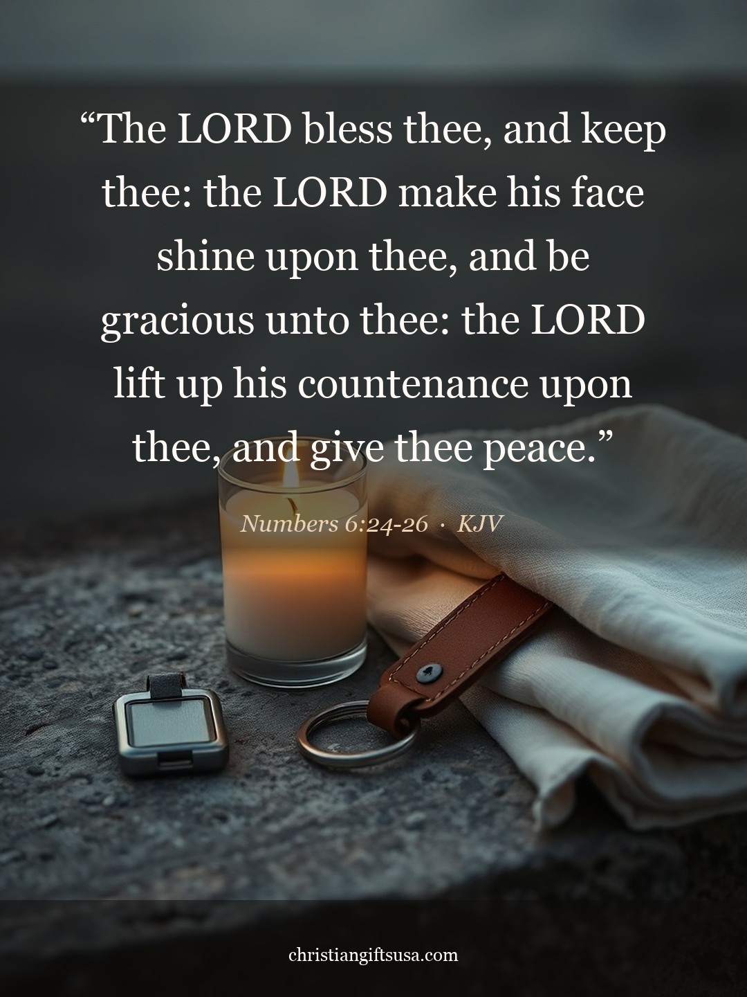 Numbers 6:24-26 illustrated Bible verse