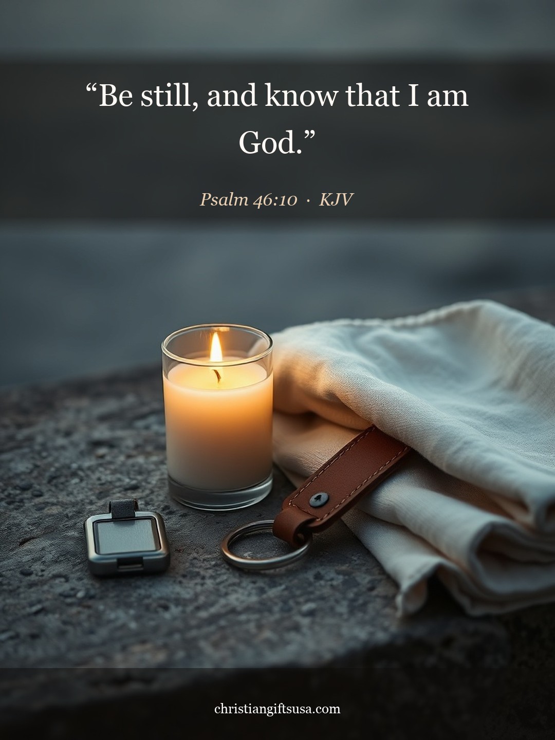 Psalm 46:10 illustrated Bible verse