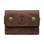 God is Love Snap Full Grain Leather Card Holder – Jordan Brown