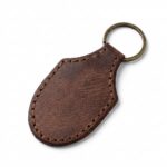 Stitched Full Grain Leather Keychain – Jordan Brown — detail 1