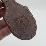 Stitched Full Grain Leather Keychain – Jordan Brown — detail 2