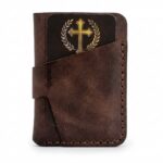 Walk by Faith Vertical Full Grain Leather Card Holder – Jordan Brown — detail 1