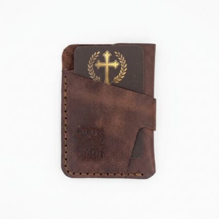 Walk by Faith Vertical Full Grain Leather Card Holder – Jordan Brown