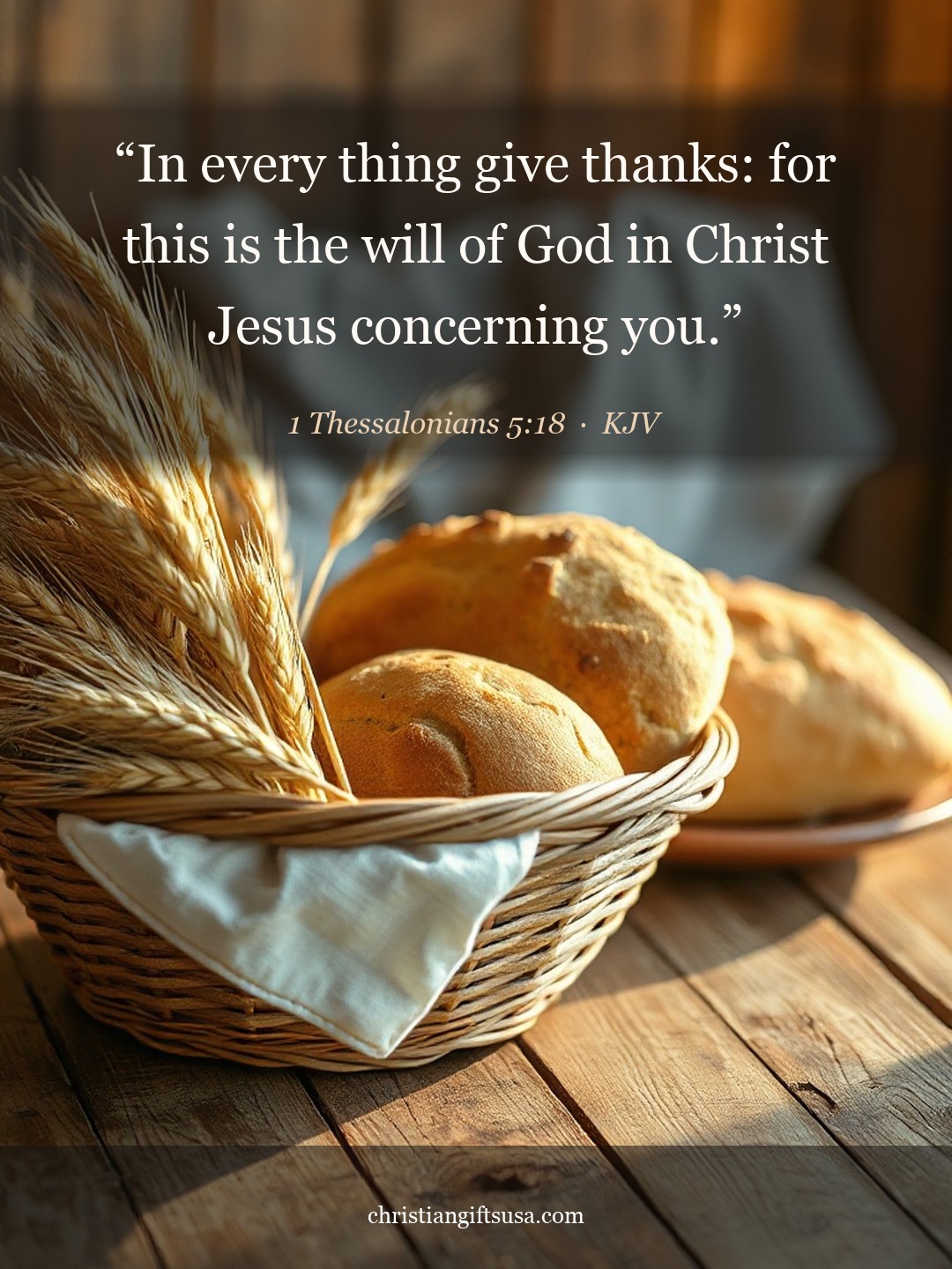 1 Thessalonians 5:18 illustrated Bible verse