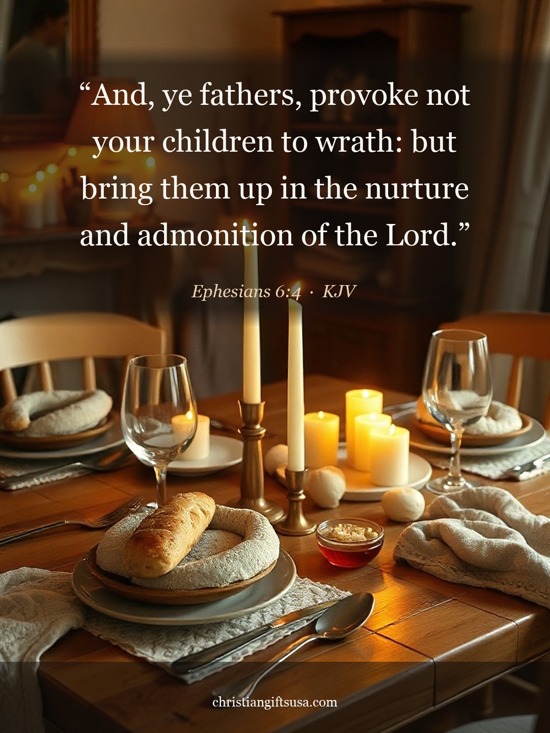 Ephesians 6:4 illustrated Bible verse