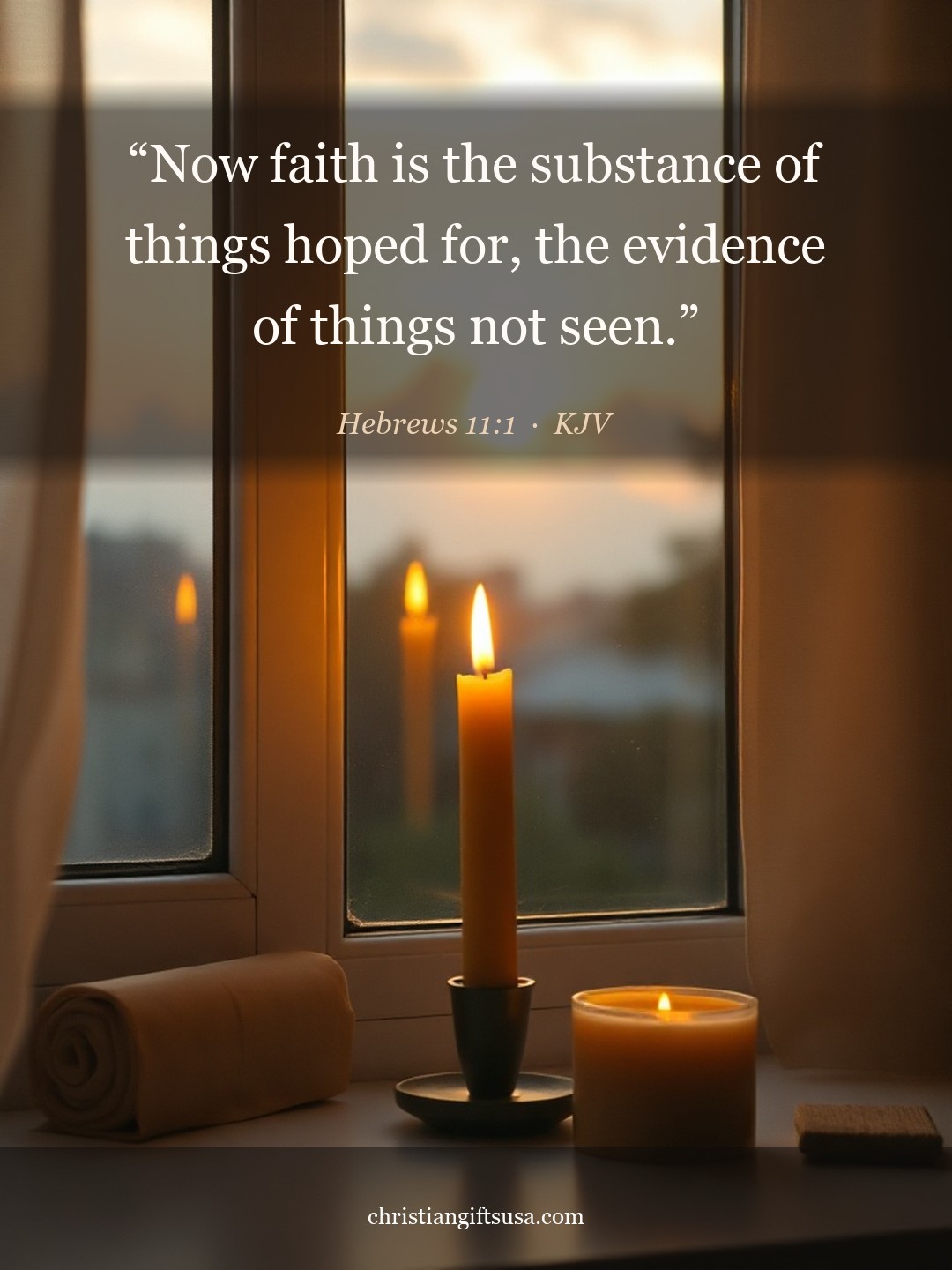 Hebrews 11:1 illustrated Bible verse