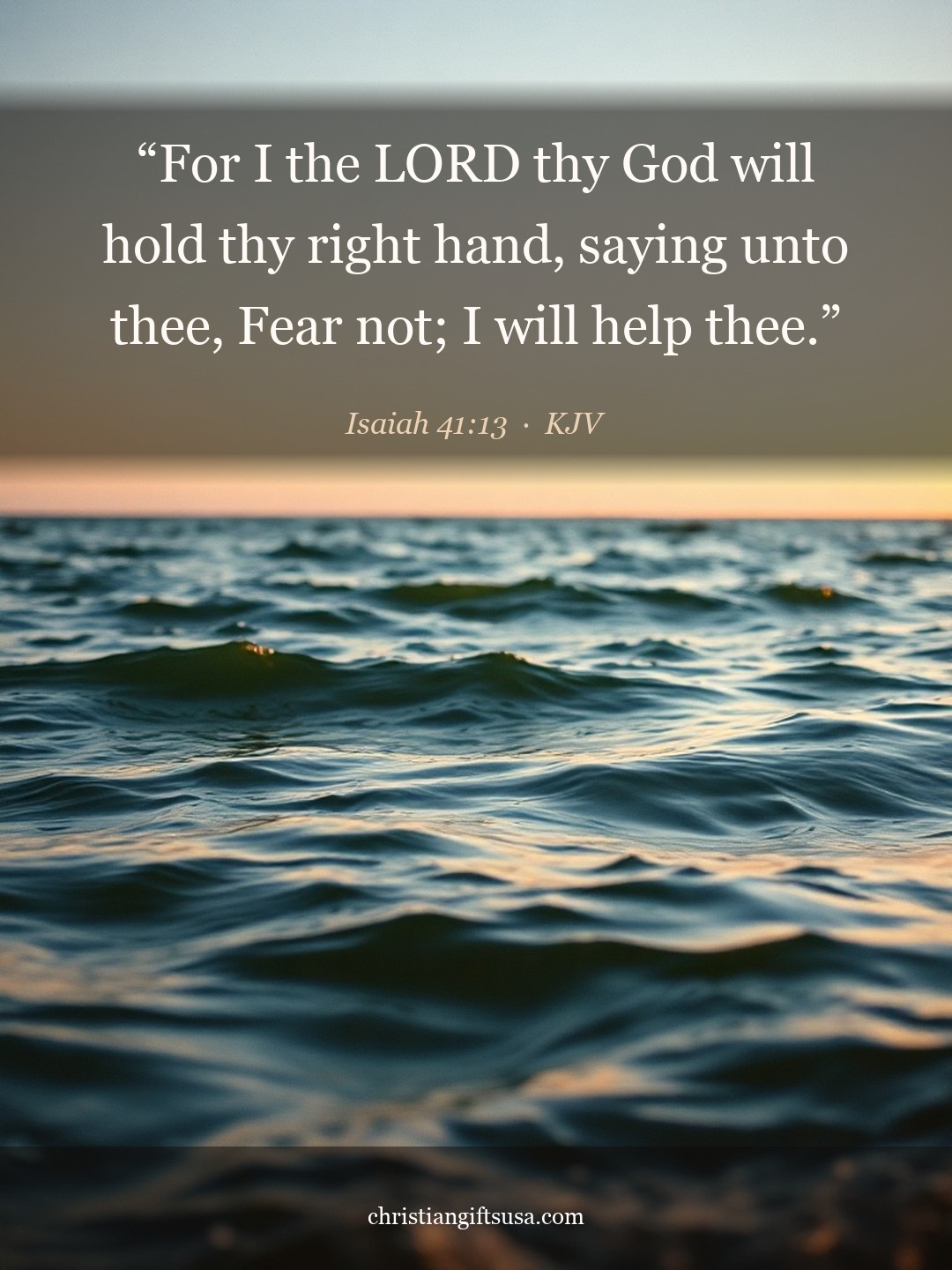 Isaiah 41:13 illustrated Bible verse
