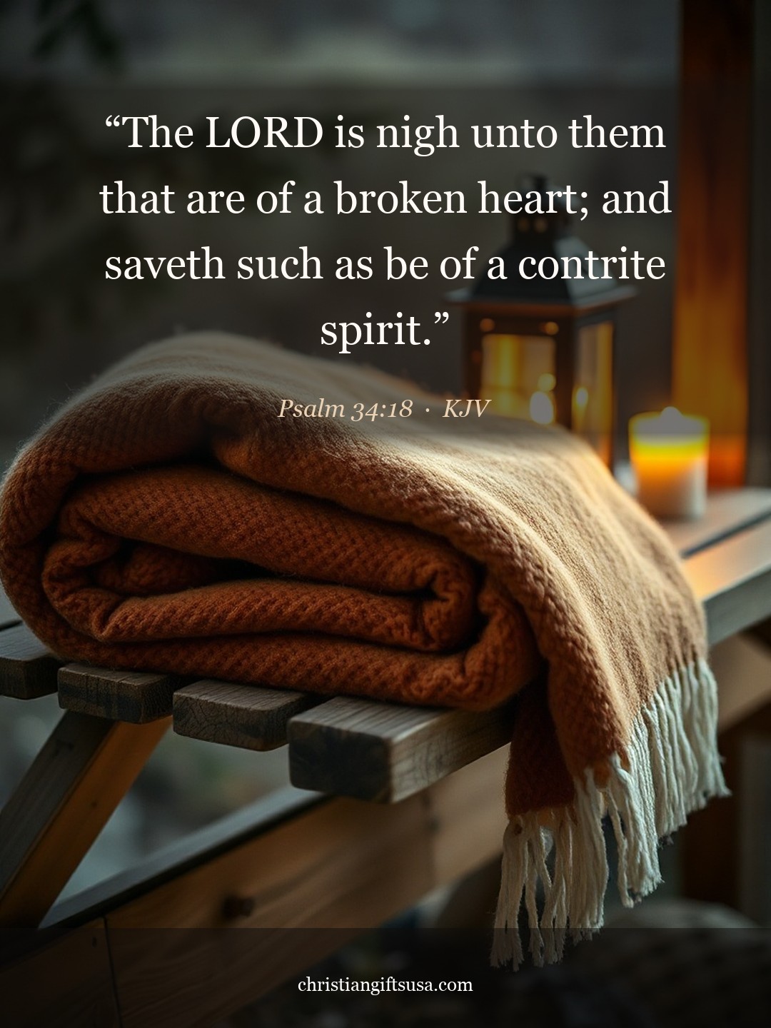 Psalm 34:18 illustrated Bible verse