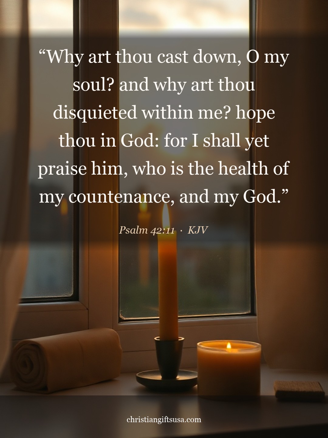 Psalm 42:11 illustrated Bible verse