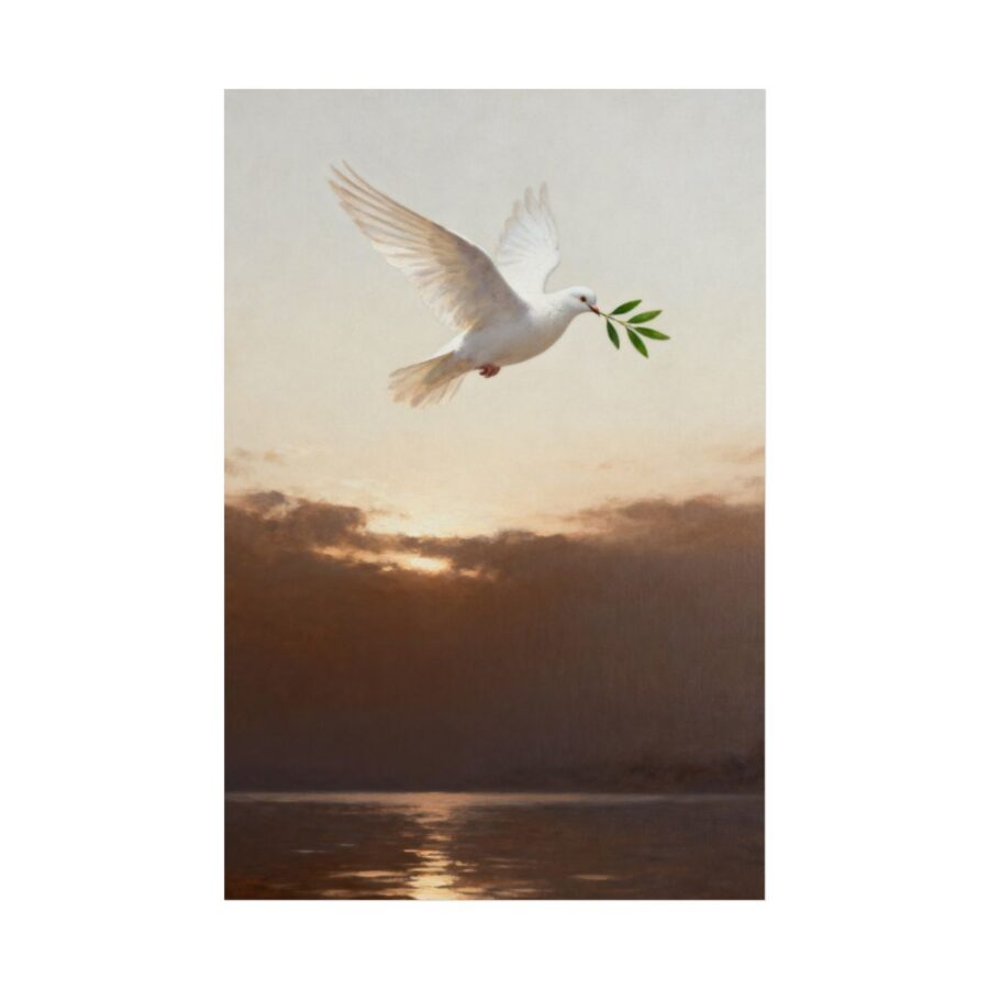 dove and olive branch poster front 1