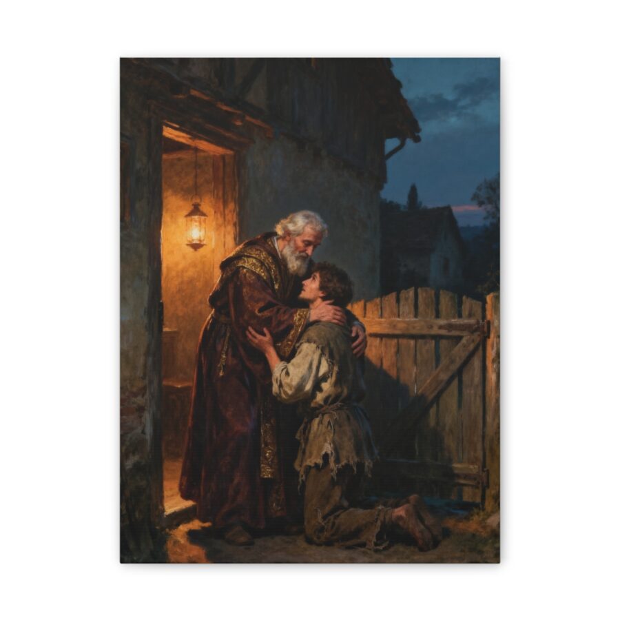 the prodigal son canvas wall art front