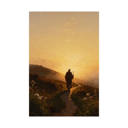Walk Humbly Poster — Micah 6:8 Act Justly Love Mercy, Christian Path Wall Art, Graduation Faith Gift Print